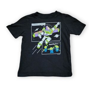 SOLD- Black Buzz Lightyear Tee, Kid's 4T